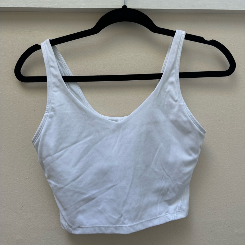 White workout top